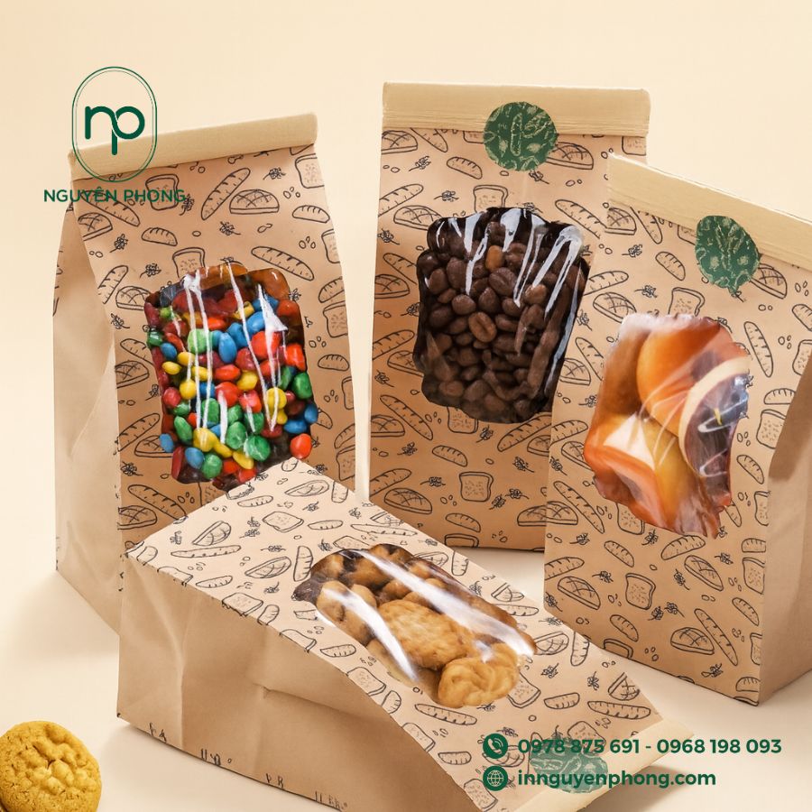 In Túi Giấy Đựng Bánh Giá Rẻ